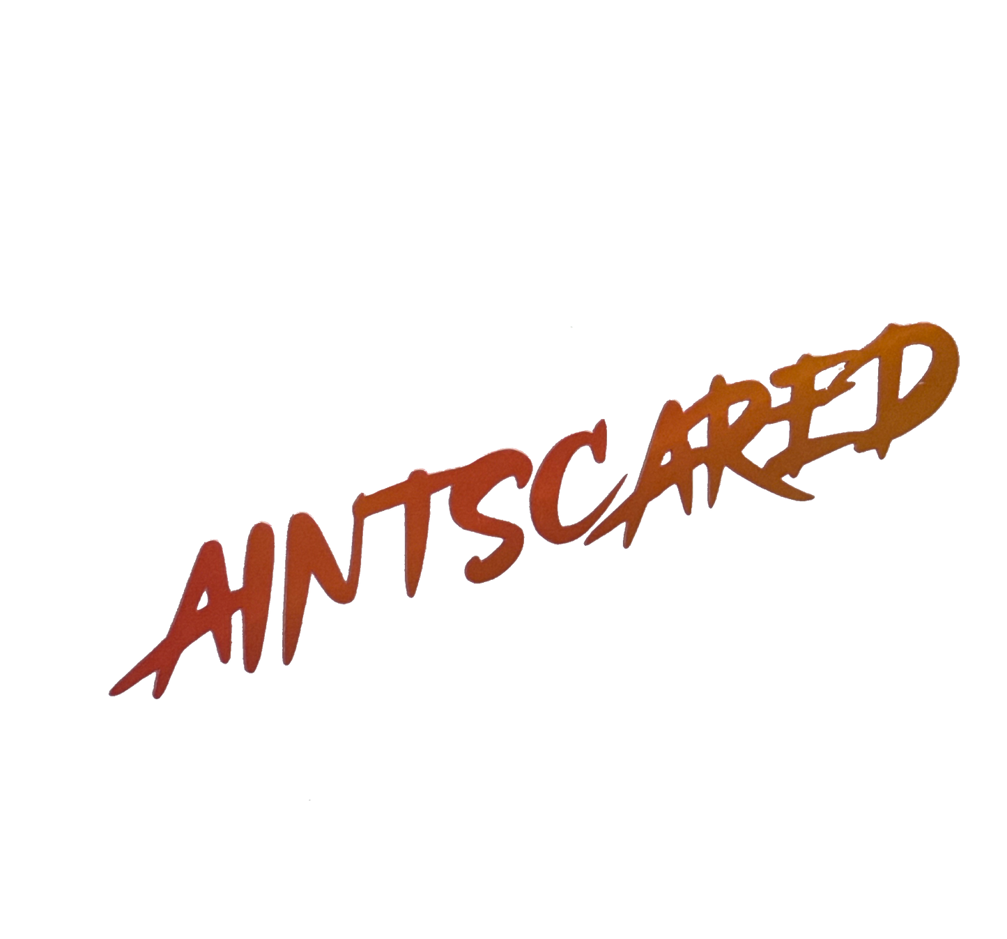 Oilslick aintscared signature logo