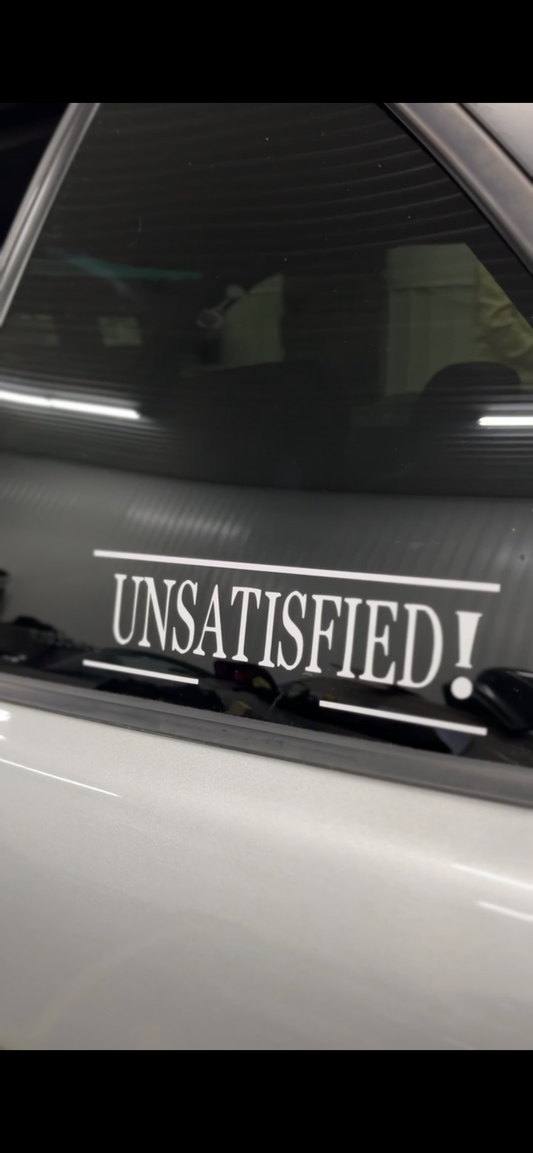 unsatisfied cut vinyl