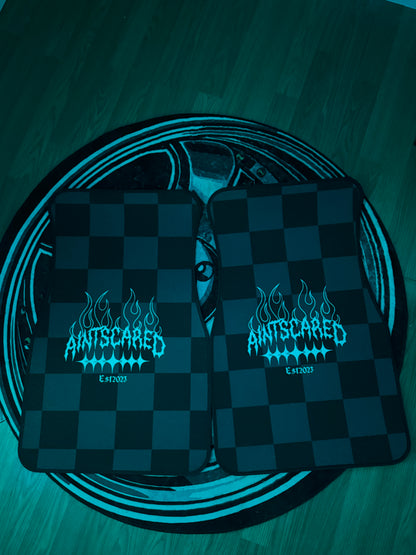 Checkered Aintscared Floor Mats